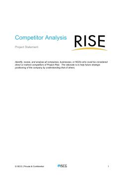 Competitor Analysis