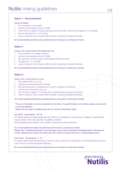 Extensive Nutilis scoop instruction table ()