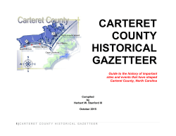 carteret county historical gazetteer