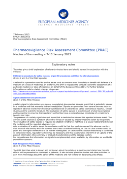 Final minutes PRAC 7-10 Jan 2013 - EMA