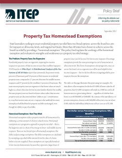 Homestead Exemptions.indd