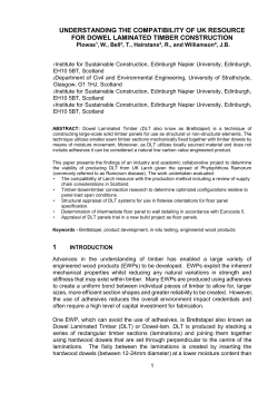 understanding the compatibility of uk resource for dowel laminated