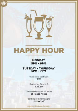 happy hour - Golden Bee