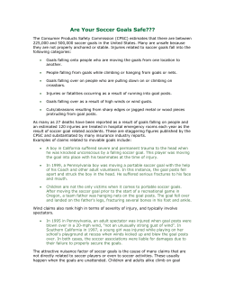 Are Your Soccer Goals Safe