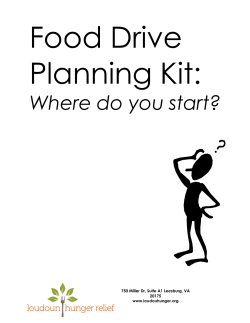 get the checklist. - Loudoun Hunger Relief
