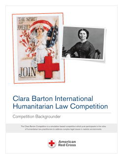 Clara Barton International Humanitarian Law Competition