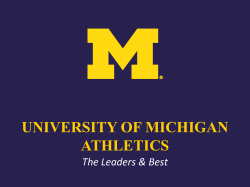 university of michigan athletics