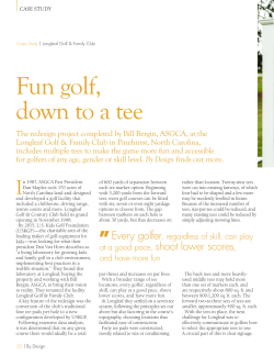 Fun golf, down to a tee - American Society of Golf Course Architects