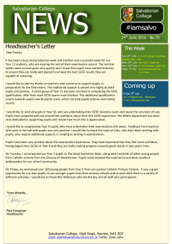 Newsletter 24.6.2016 - Salvatorian College