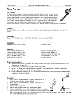 1-4 Flame Test lab fy11