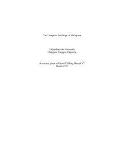 The Complete Teachings of Mahayana