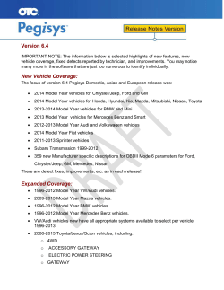 Pegisys v3.2 Release Notes