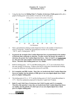 Chem 20 Answers - Structured Independent Learning