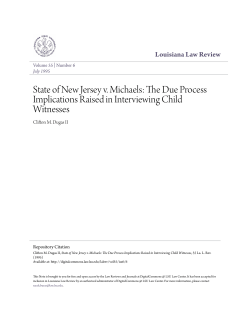 State of New Jersey v. Michaels - DigitalCommons @ LSU Law Center