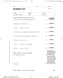Family Math Vocabulary Practice3