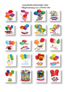 LOLLIPOPS FOR EVERY ONE!