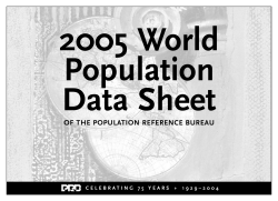 2005 World Population Data Sheet