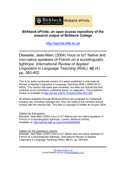 - BIROn - Birkbeck Institutional Research Online