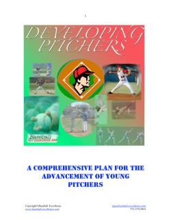 Developing Pitchers