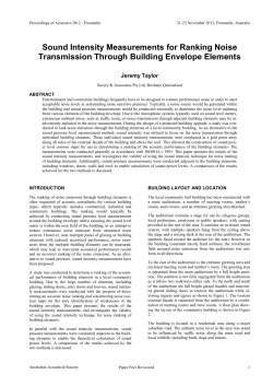 Full Paper - Australian Acoustical Society