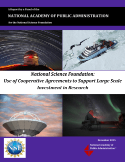2015 report - National Academy of Public Administration