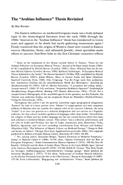 Arabian Influence - Academic Commons