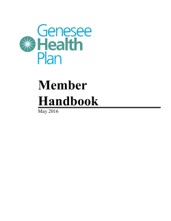 Member Handbook - HealthPlus of Michigan