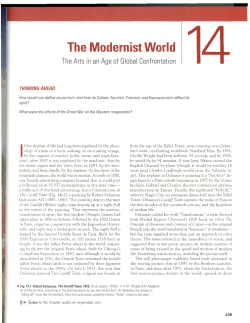 The Modernist World