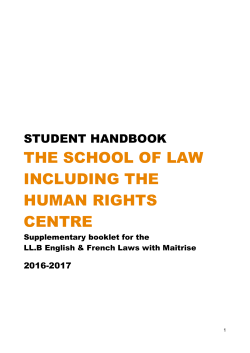 Supplementary English and French Double