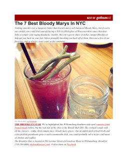 The 7 Best Bloody Marys In NYC