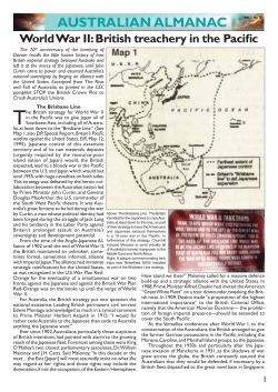 British treachery in the Pacific by Robert Barwick