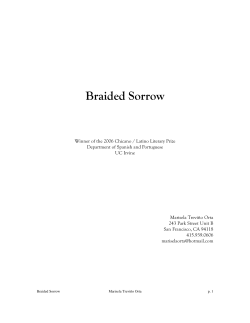 Braided Sorrow - Playwrights Foundation