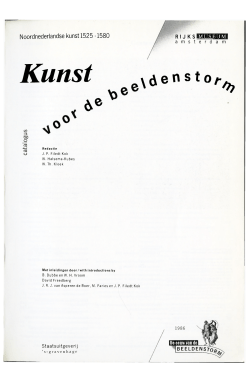 Art and Iconoclasm, 1525-1580. The Case of the North Netherlands