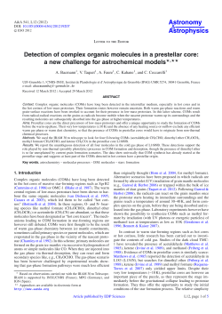 Detection of complex organic molecules in a prestellar core: a new