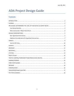 ADA Project Design Guide