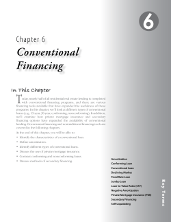 Conventional Financing