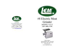 8 Electric Meat Grinder