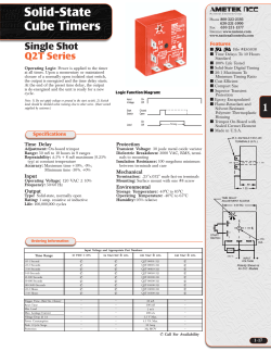 Solid-State Cube Timers