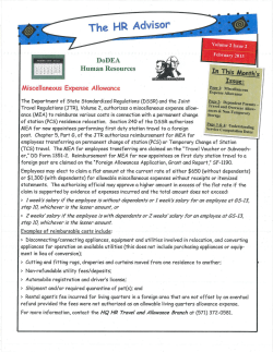 February Human Resources Advisor Volume 2, Issue 2