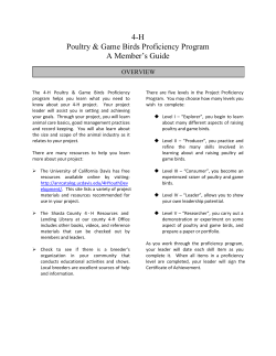 Poultry and Game Birds