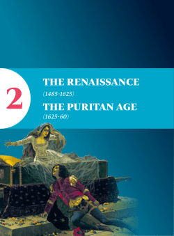 The Renaissance The PuRiTan age