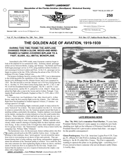 Happy Landings 11-16 - Florida Aviation Historical Society
