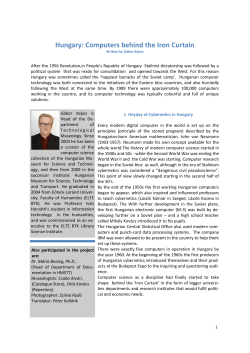 Hungary: Computers behind the Iron Curtain