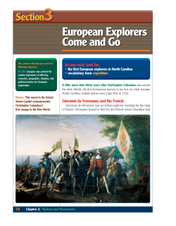 European Explorers Come and Go European Explorers Come and Go
