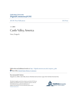 Castle Valley, America - DigitalCommons@USU