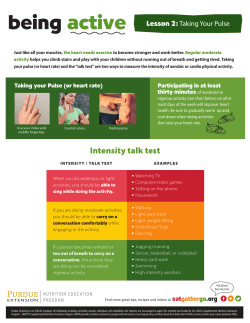 Taking Your Pulse Learn More
