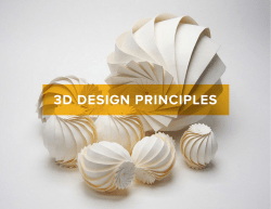 3D DESIGN PRINCIPLES