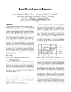 Local Network Voronoi Diagrams