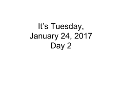 January 24, 2017