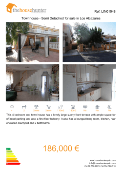 186,000 &euro; - House Hunter Spain
